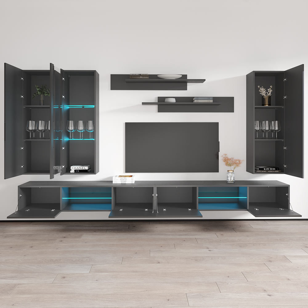 Fly E 33TV Floating Entertainment Center - Meble Furniture