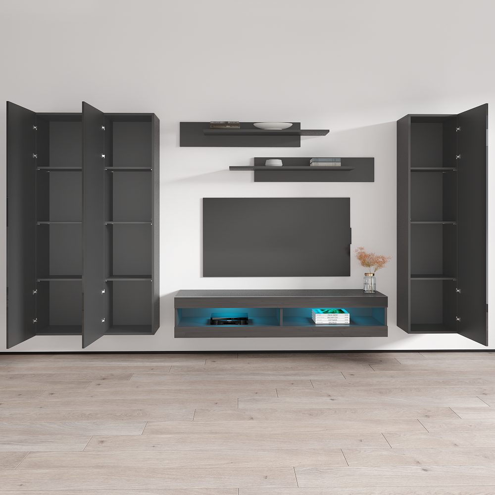 Fly C 34TV Floating Entertainment Center - Meble Furniture