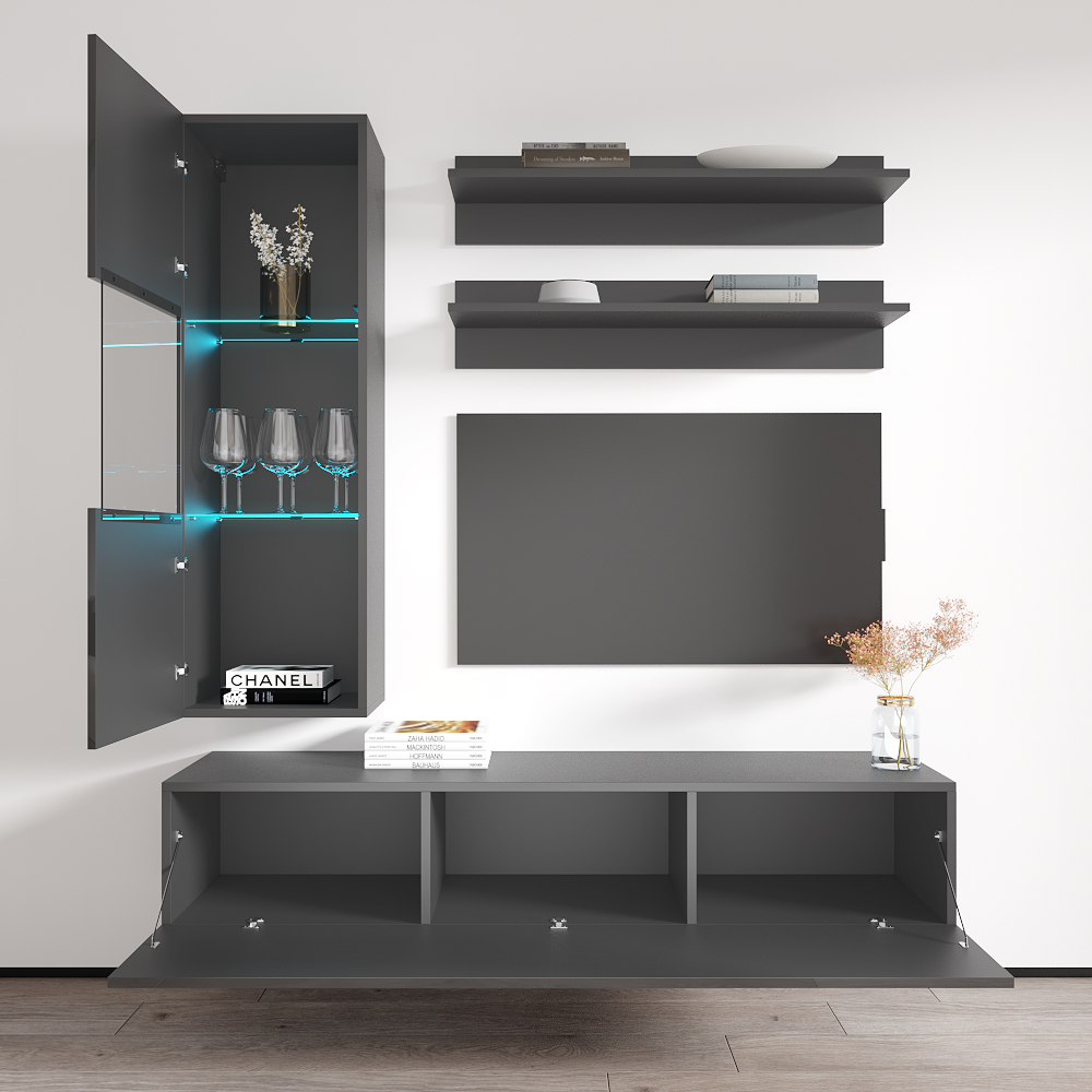 Fly H 30TV Floating Entertainment Center - Meble Furniture