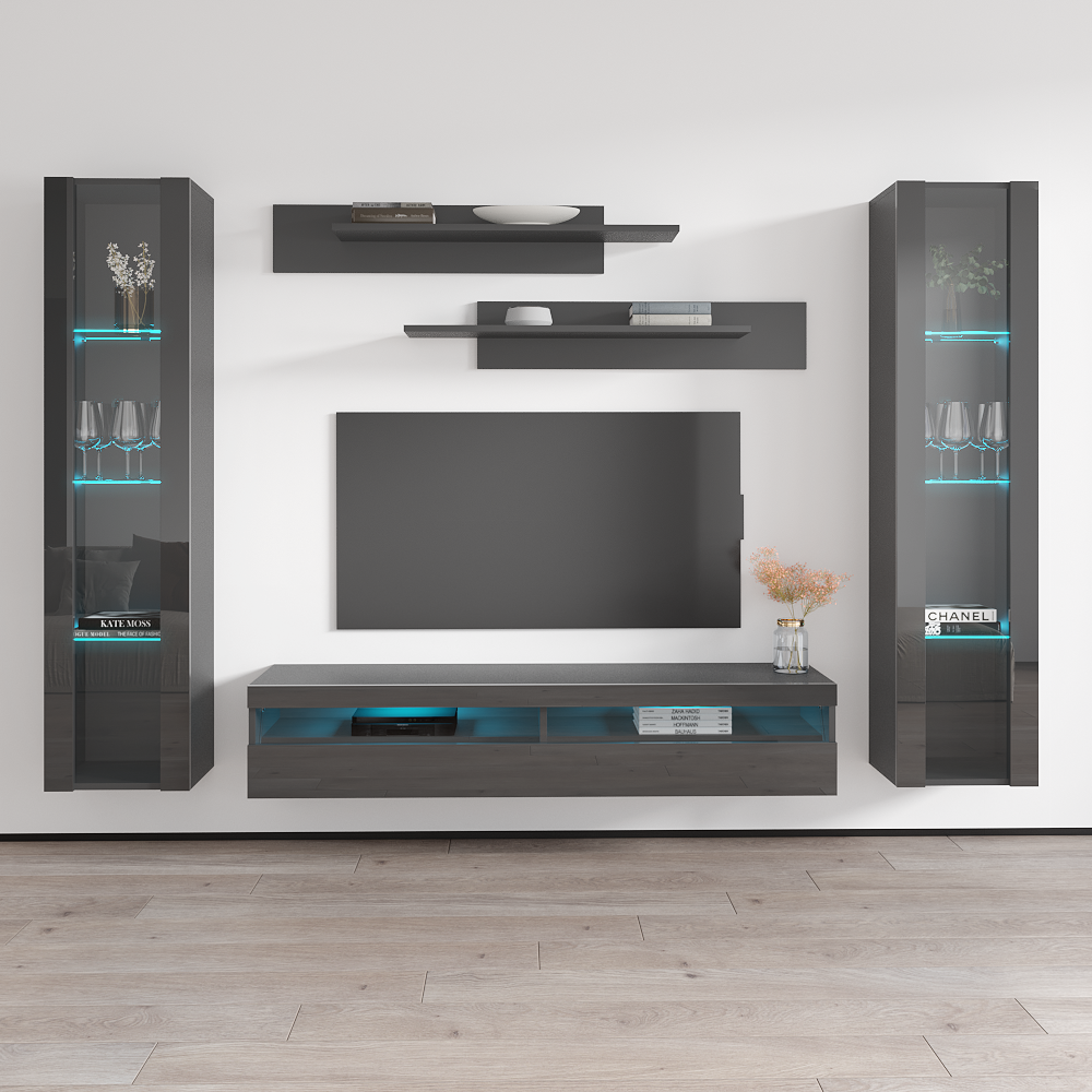 Fly A 35TV Floating Entertainment Center - Meble Furniture