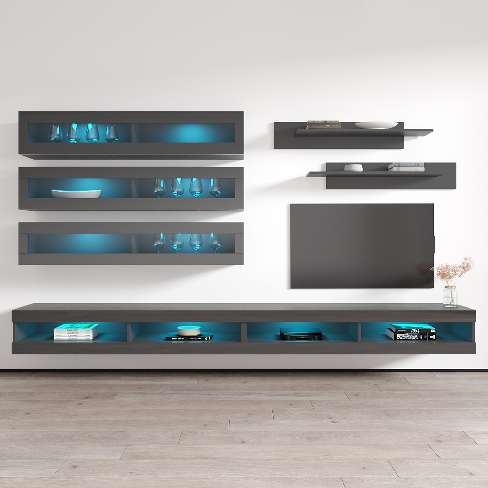 Fly J 34TV Floating Entertainment Center - Meble Furniture