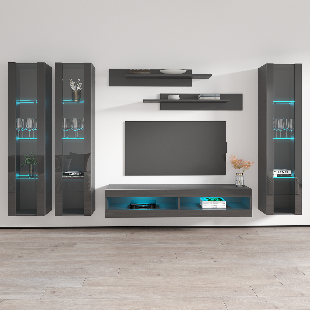 Fly C 34TV Floating Entertainment Center - Meble Furniture