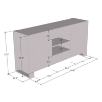 Woody 64.5" Sideboard - Meble Furniture