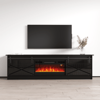 Granero BL-EF Electric Fireplace 79" TV Stand - Meble Furniture