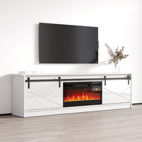 Granero BL-EF Electric Fireplace 79" TV Stand - Meble Furniture