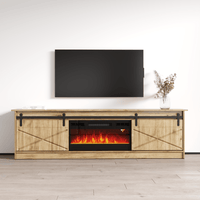 Granero BL-EF Electric Fireplace 79" TV Stand - Meble Furniture
