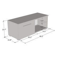 Moon 40.5"-81" TV Stand - Meble Furniture