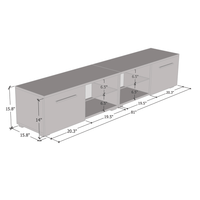 Moon 40.5"-81" TV Stand - Meble Furniture