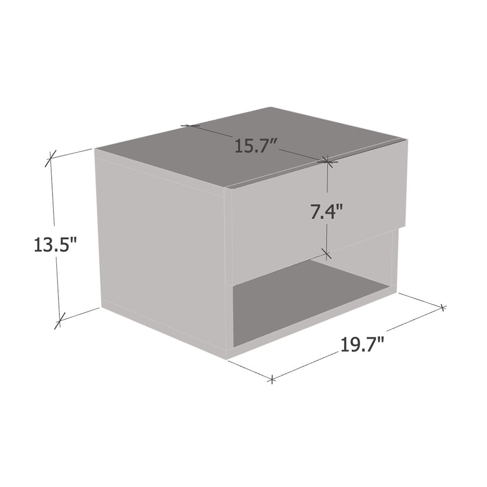 Air Wall Mounted Floating Nightstand - Meble Furniture