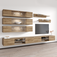 Fly J 33TV Floating Entertainment Center, Oak, photo 12 of 15