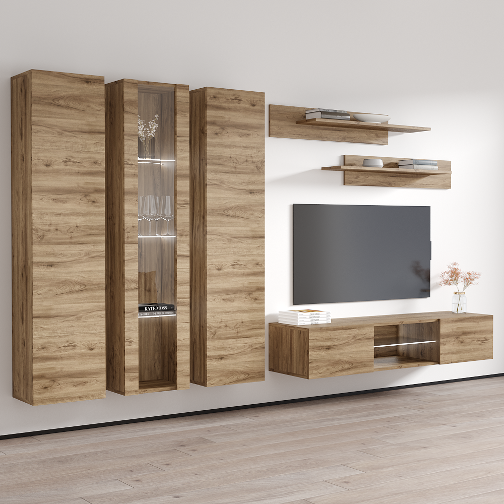 Fly C 33TV Floating Entertainment Center - Meble Furniture