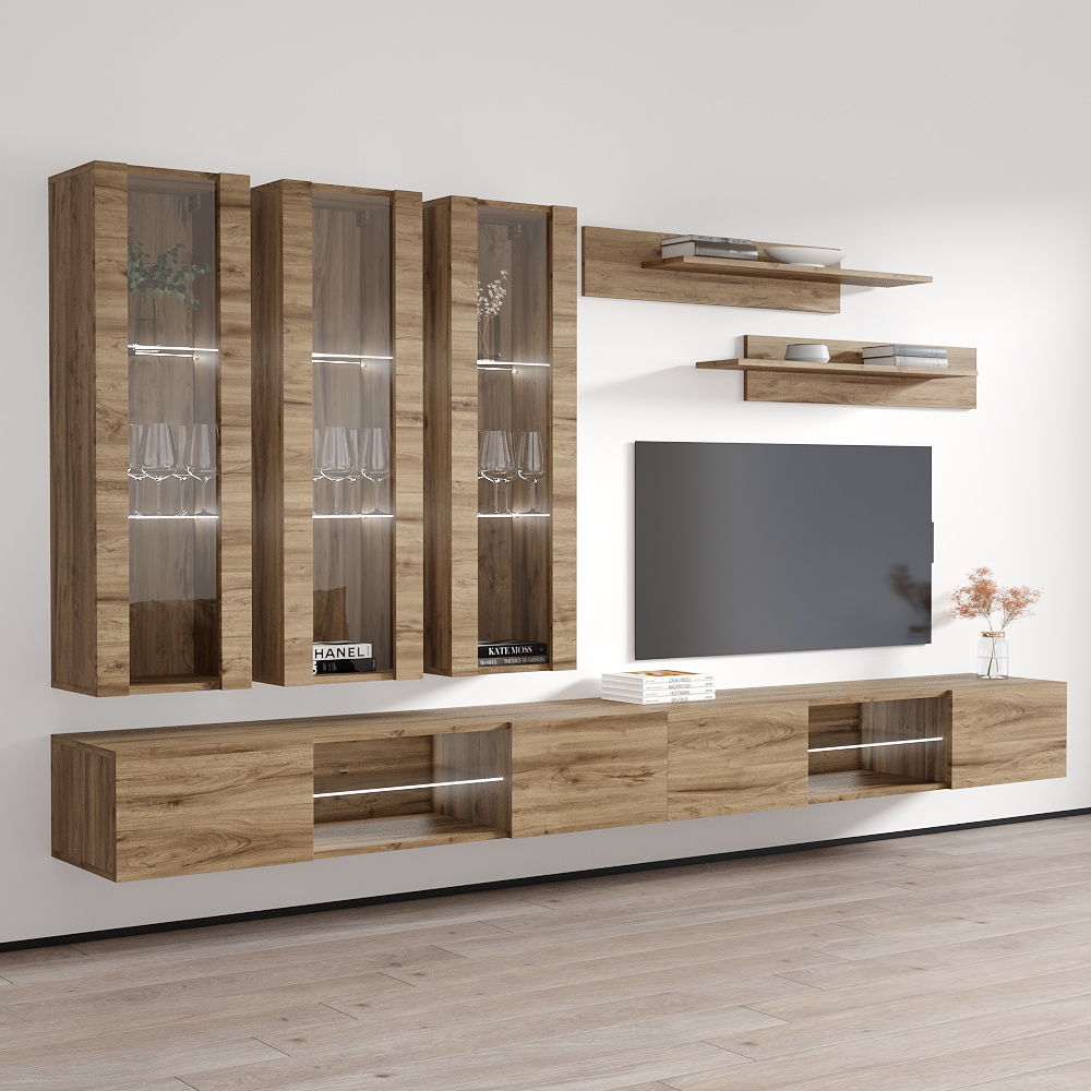 Fly E 33TV Floating Entertainment Center - Meble Furniture