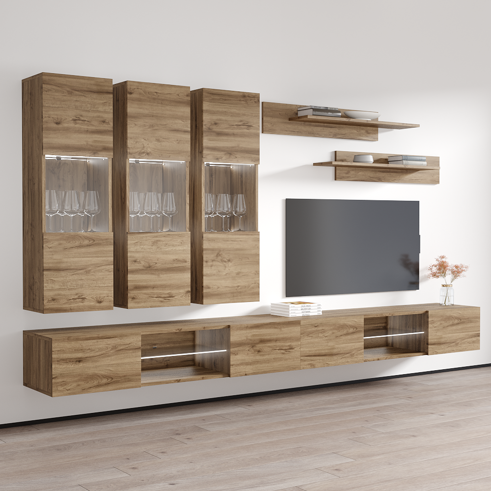Fly E 33TV Floating Entertainment Center - Meble Furniture