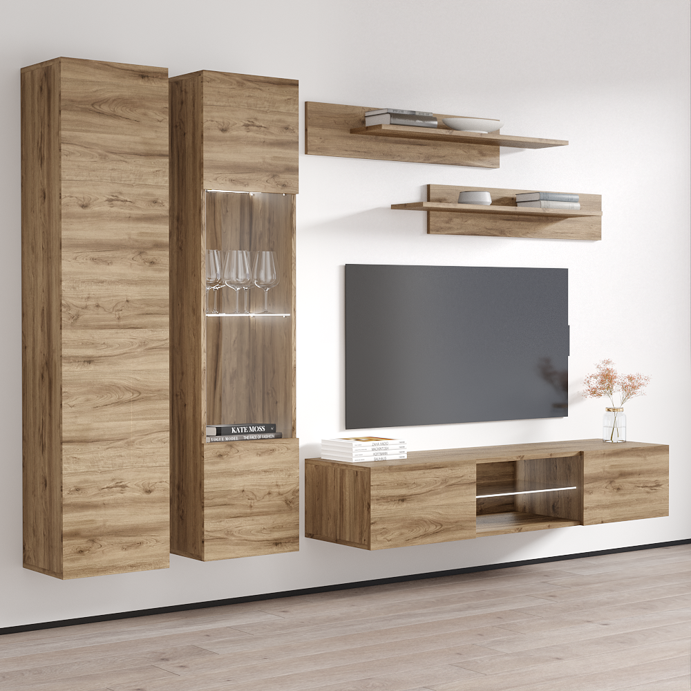 Fly A 33TV Floating Entertainment Center - Meble Furniture