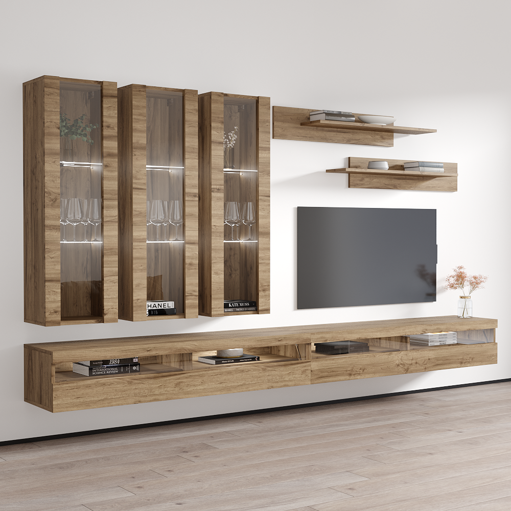 Fly E 35TV Floating Entertainment Center - Meble Furniture
