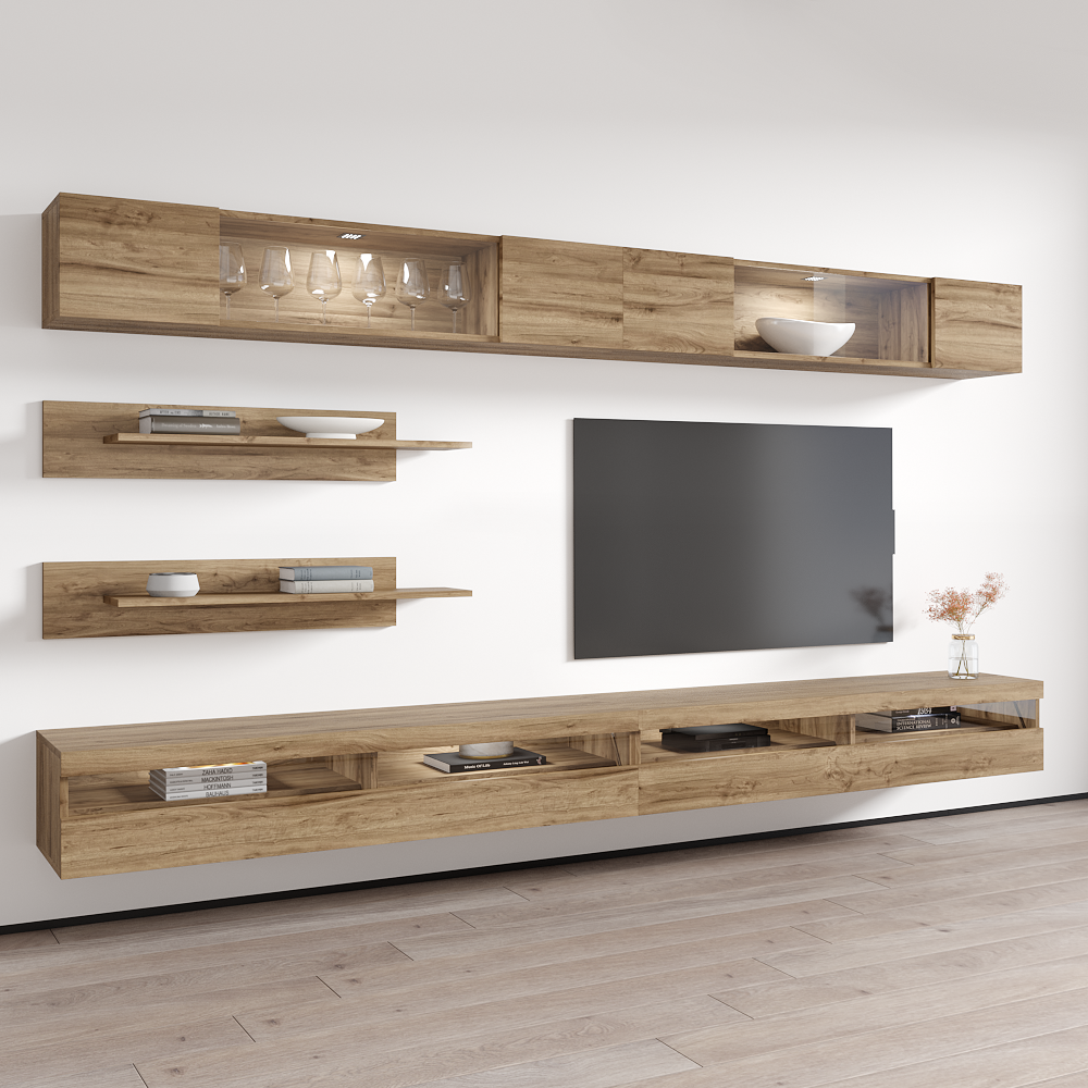 Fly I 35TV Floating Entertainment Center - Meble Furniture