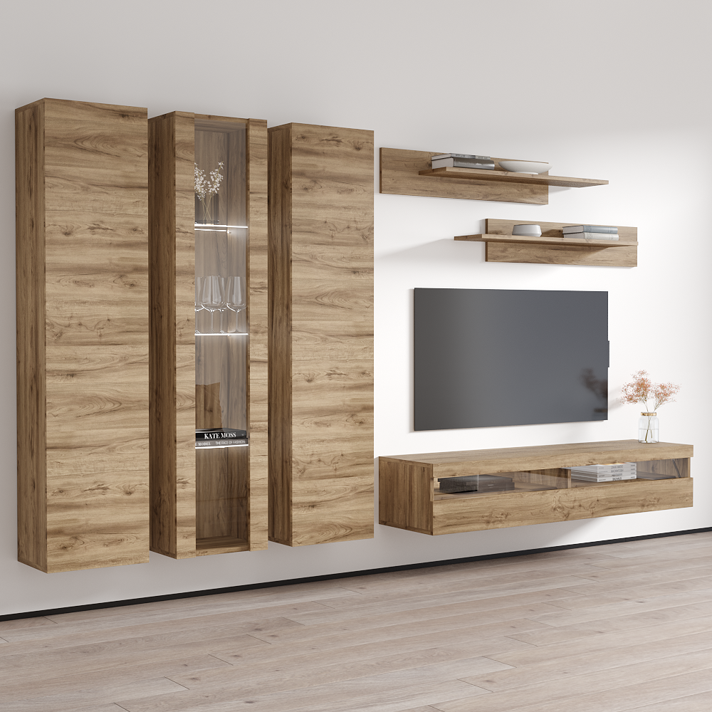 Fly C 35TV Floating Entertainment Center - Meble Furniture