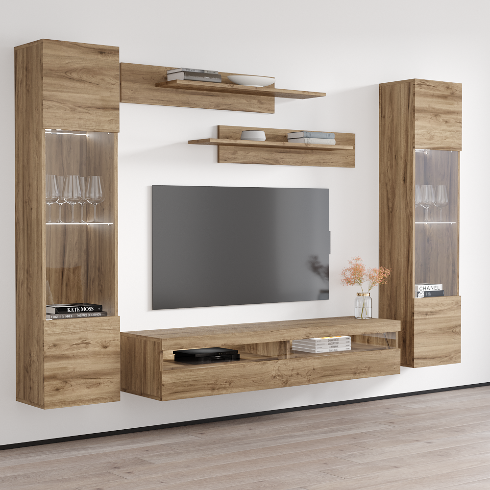 Fly A 35TV Floating Entertainment Center - Meble Furniture