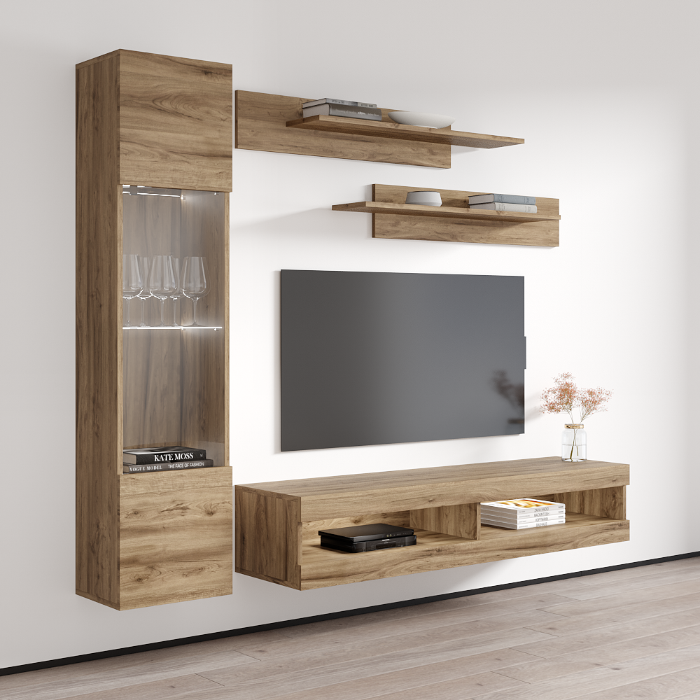 Fly G 34TV Floating Entertainment Center - Meble Furniture