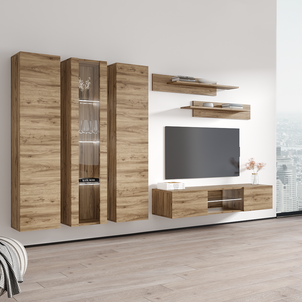 Fly C 33TV Floating Entertainment Center - Meble Furniture