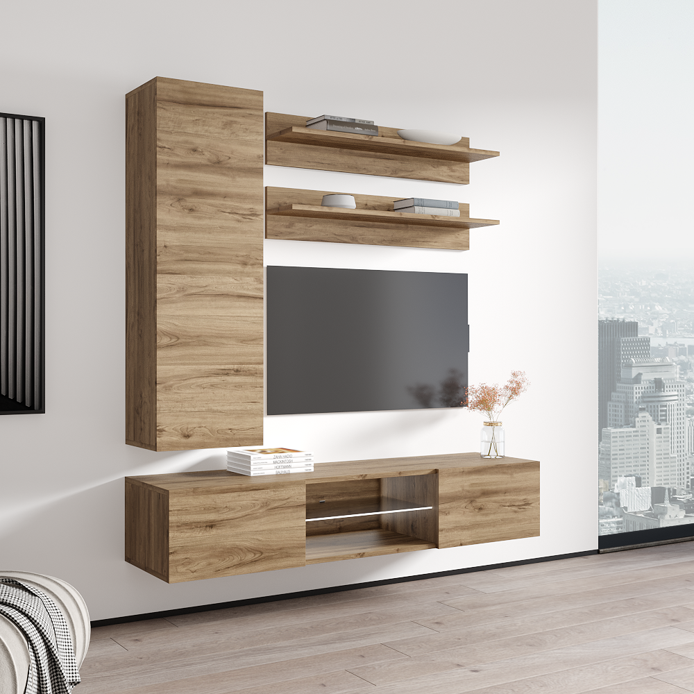 Fly H 33TV Floating Entertainment Center - Meble Furniture