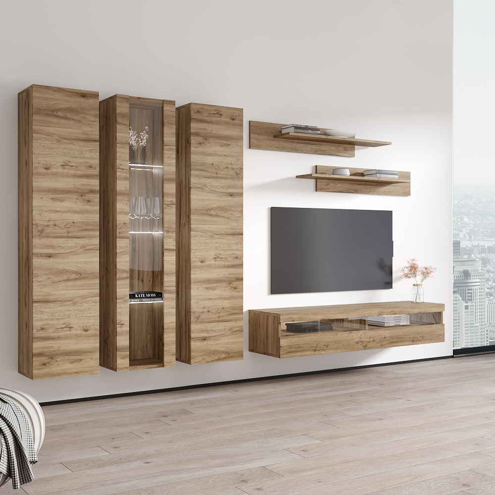 Fly C 35TV Floating Entertainment Center - Meble Furniture