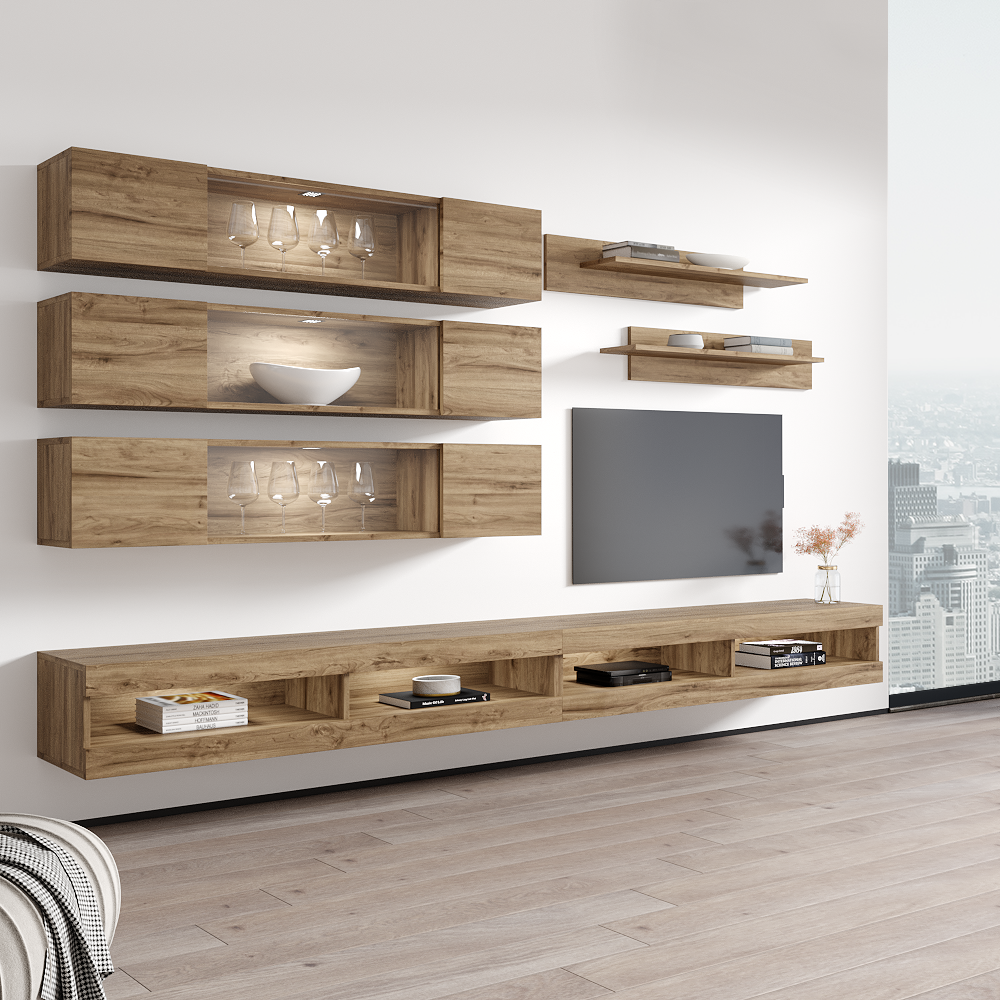 Fly J 34TV Floating Entertainment Center - Meble Furniture
