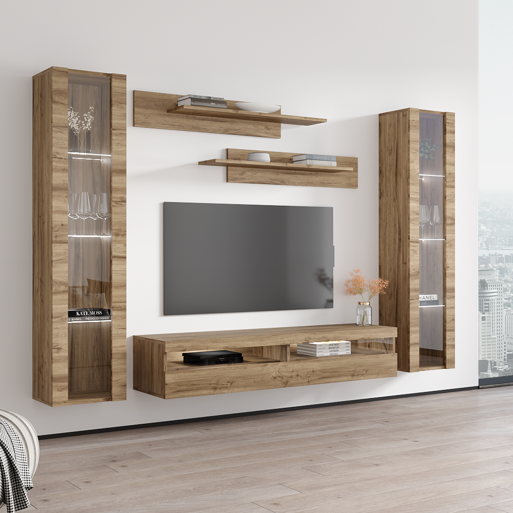 Fly A 35TV Floating Entertainment Center - Meble Furniture