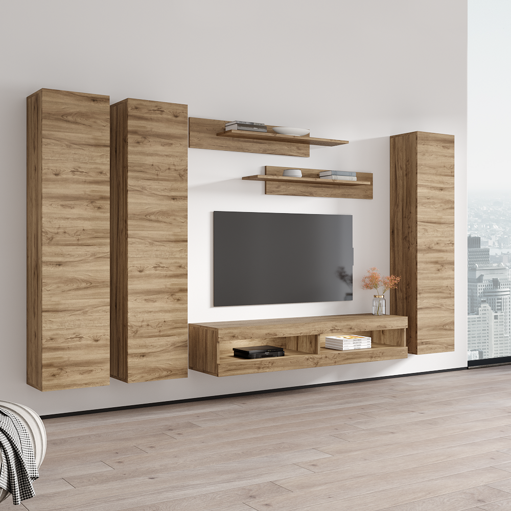Fly C 34TV Floating Entertainment Center - Meble Furniture