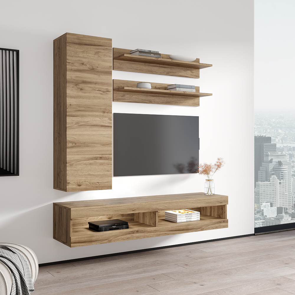 Fly H 34TV Floating Entertainment Center - Meble Furniture