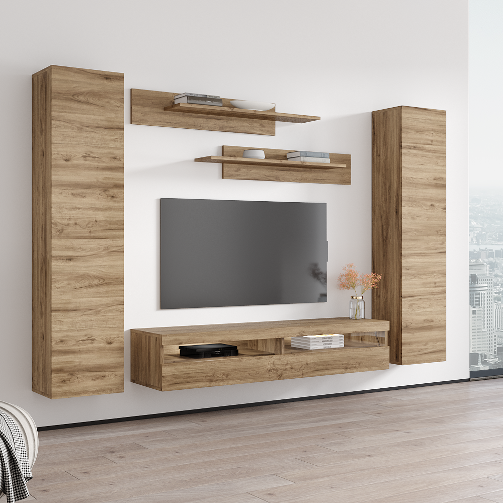 Fly A 35TV Floating Entertainment Center - Meble Furniture