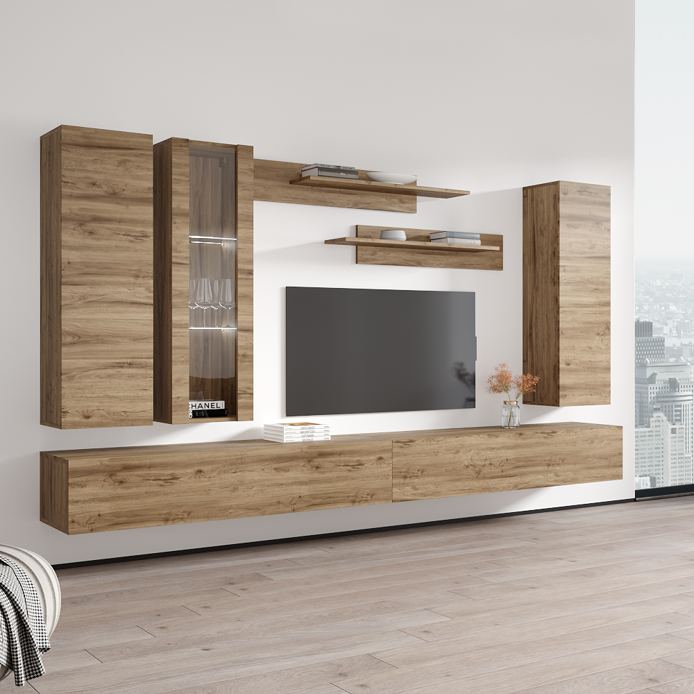 Fly E 30TV Floating Entertainment Center - Meble Furniture
