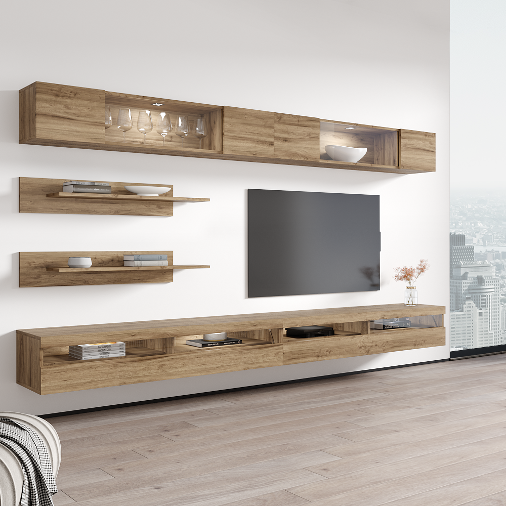 Fly I 35TV Floating Entertainment Center - Meble Furniture