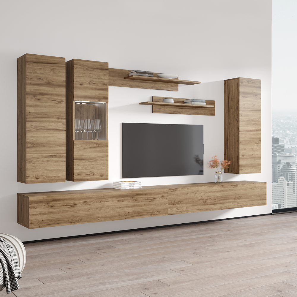 Fly E 30TV Floating Entertainment Center - Meble Furniture