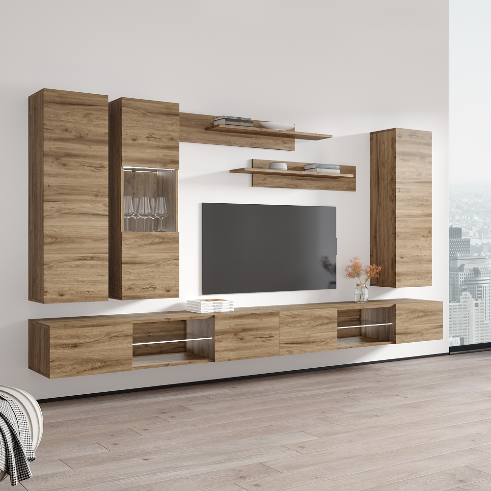 Fly E 33TV Floating Entertainment Center - Meble Furniture