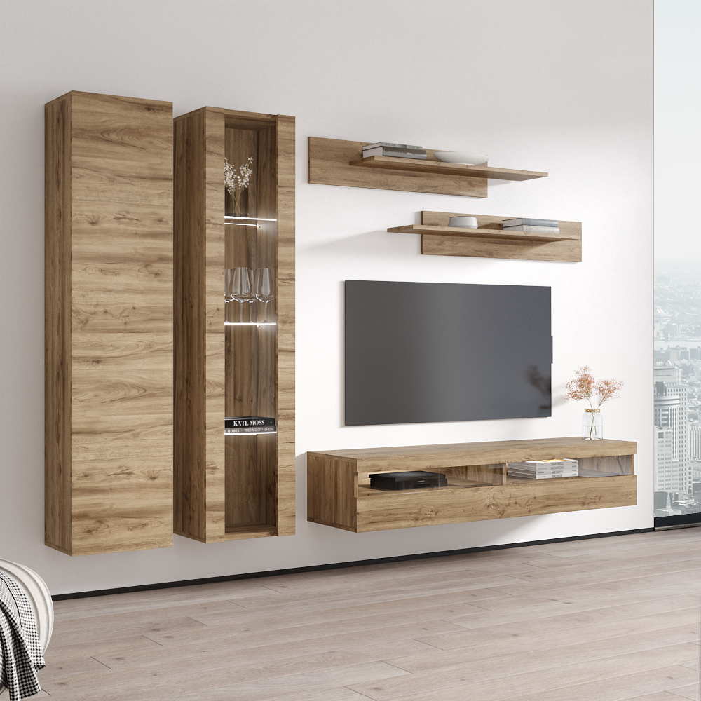 Fly A 35TV Floating Entertainment Center - Meble Furniture