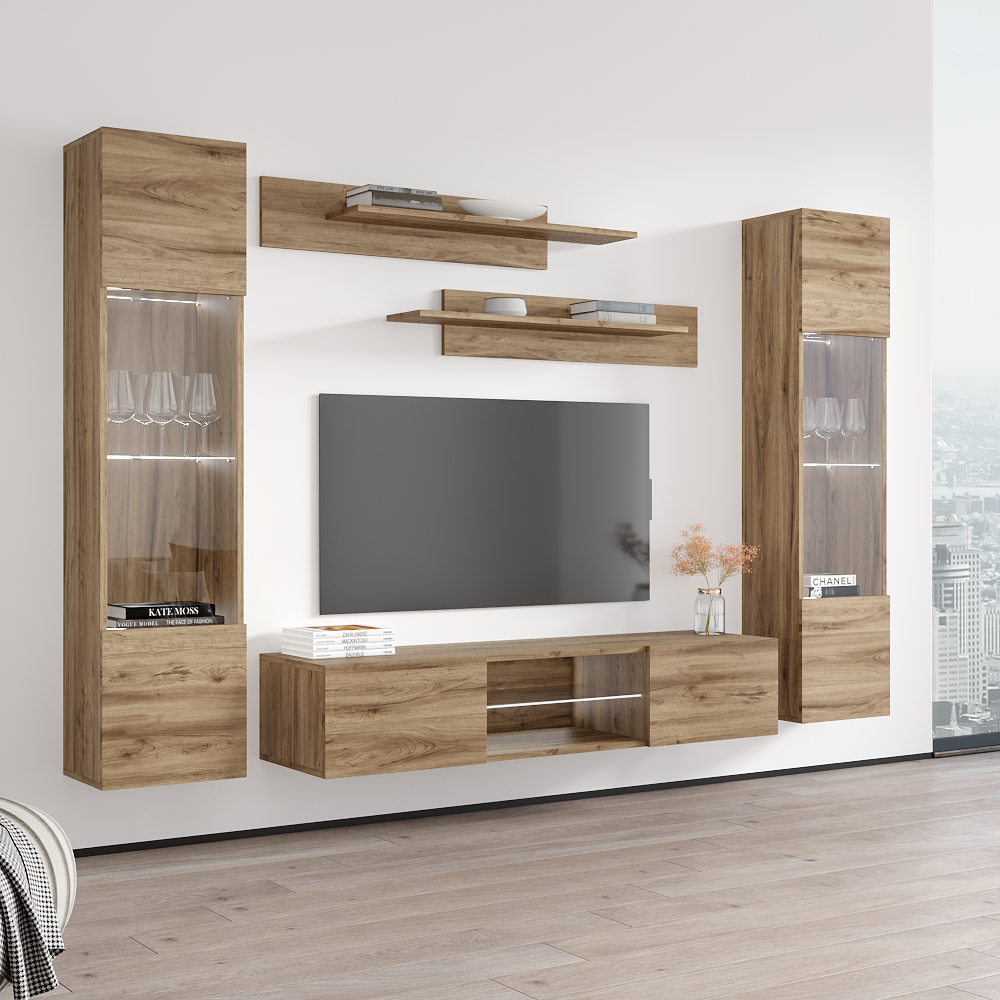 Fly A 33TV Floating Entertainment Center - Meble Furniture