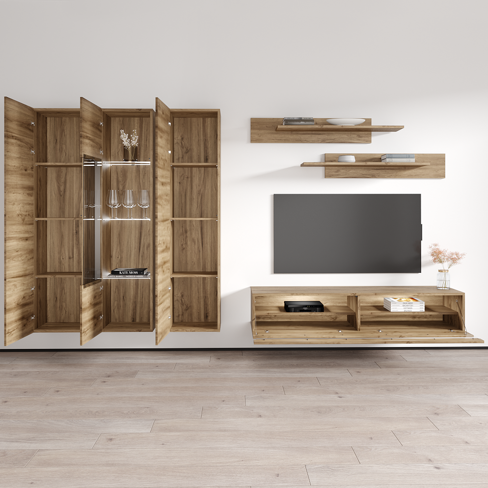 Fly C 35TV Floating Entertainment Center - Meble Furniture