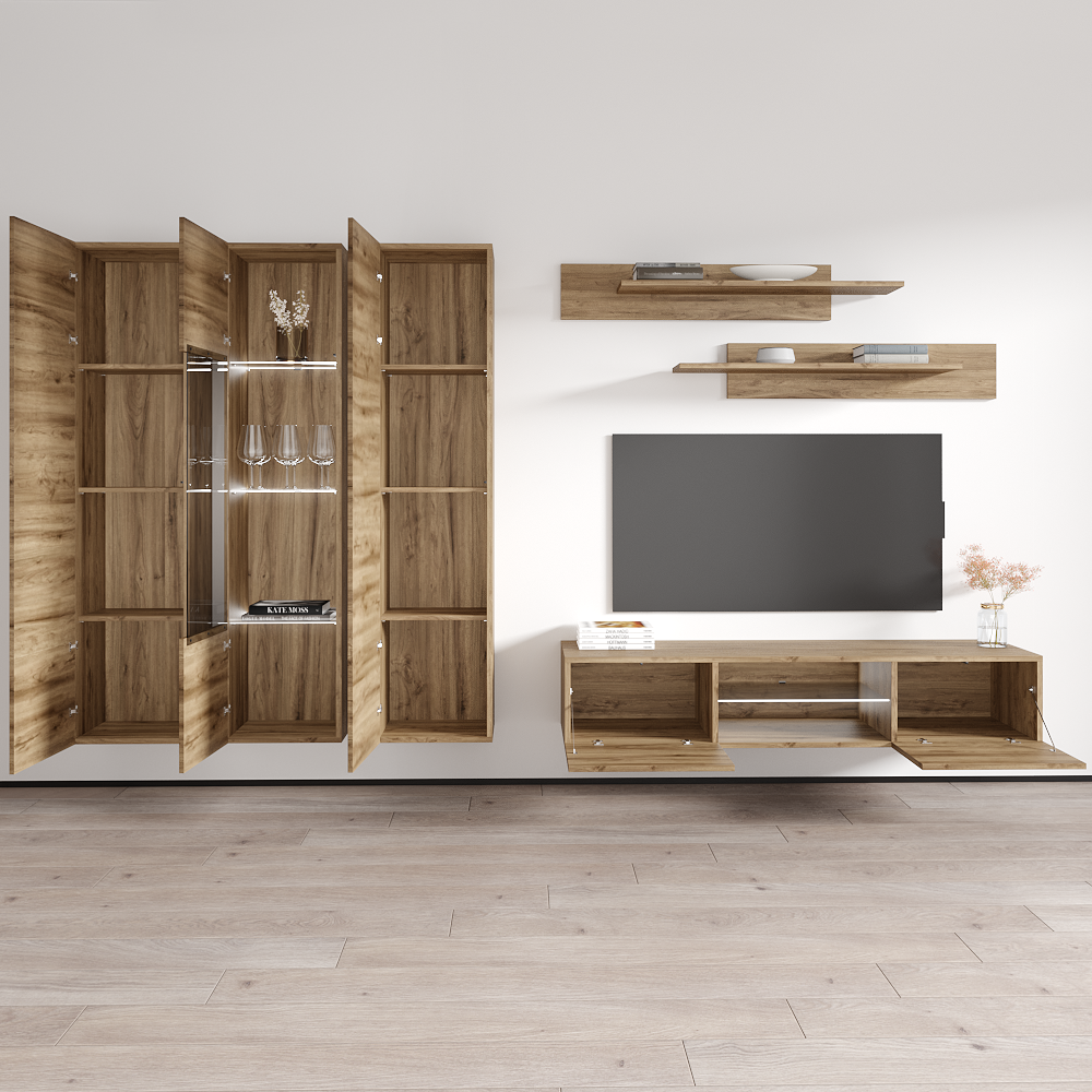 Fly C 33TV Floating Entertainment Center - Meble Furniture
