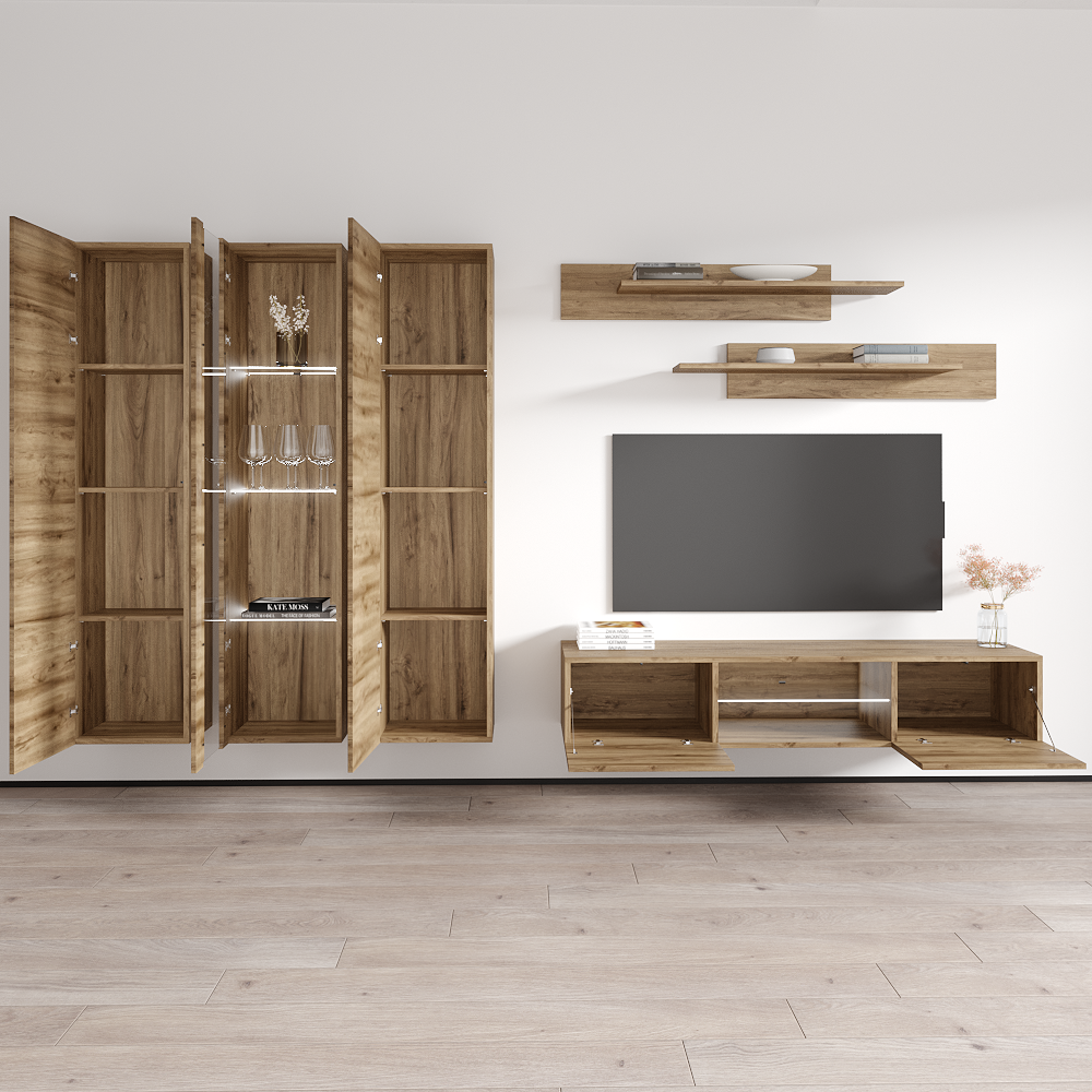 Fly C 33TV Floating Entertainment Center - Meble Furniture