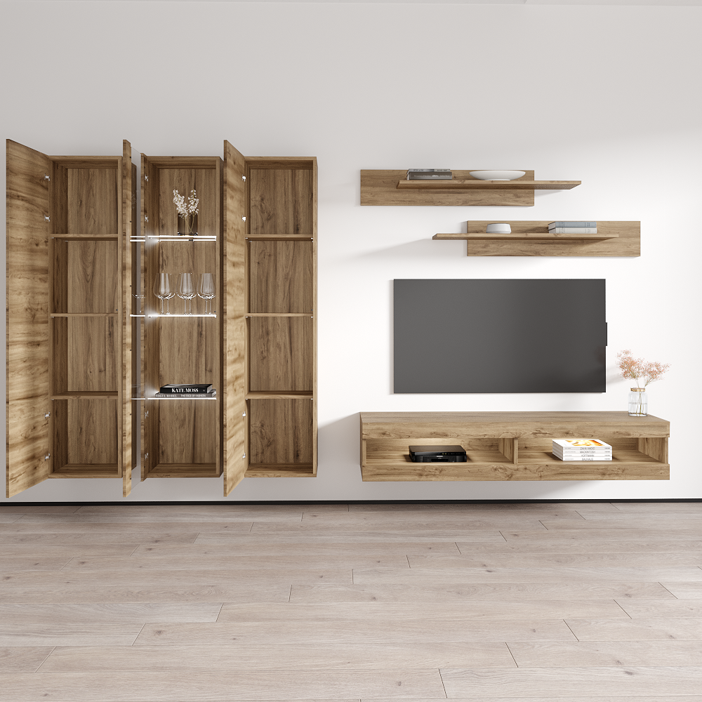 Fly C 34TV Floating Entertainment Center - Meble Furniture