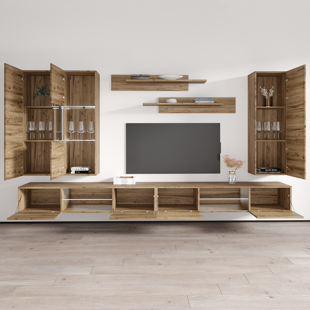 Fly E 33TV Floating Entertainment Center - Meble Furniture