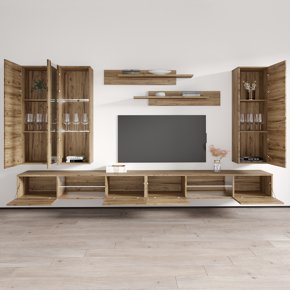 Fly E 33TV Floating Entertainment Center - Meble Furniture