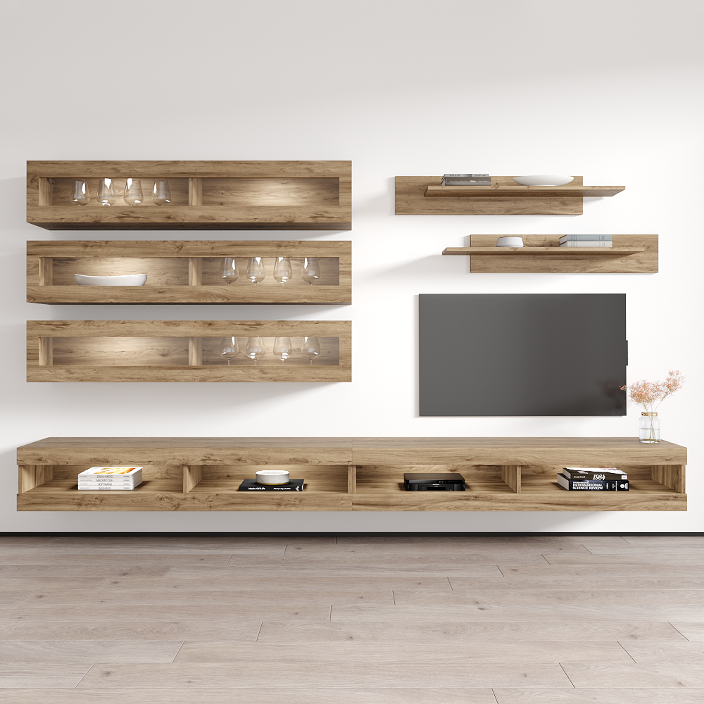 Fly J 34TV Floating Entertainment Center - Meble Furniture