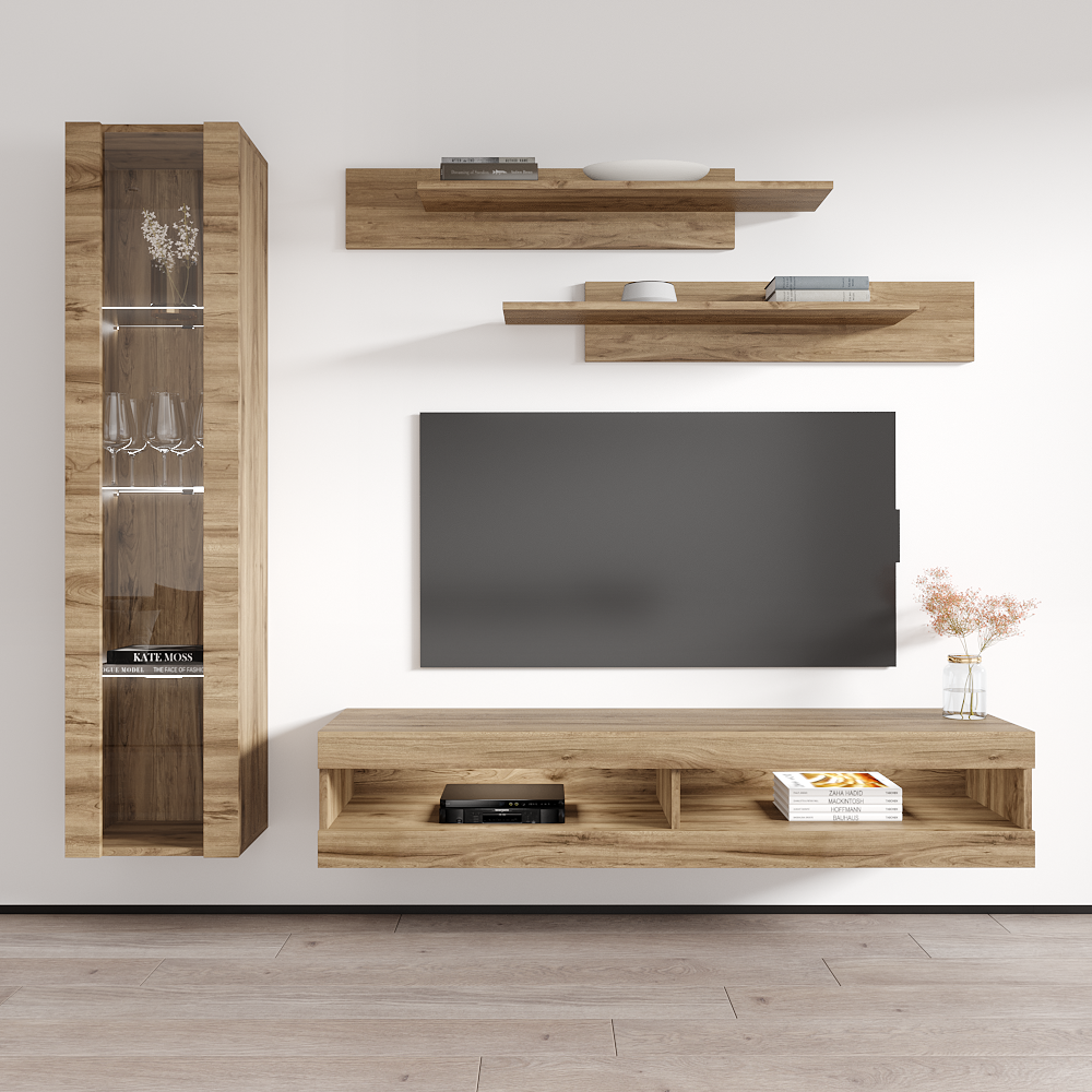 Fly G 34TV Floating Entertainment Center - Meble Furniture