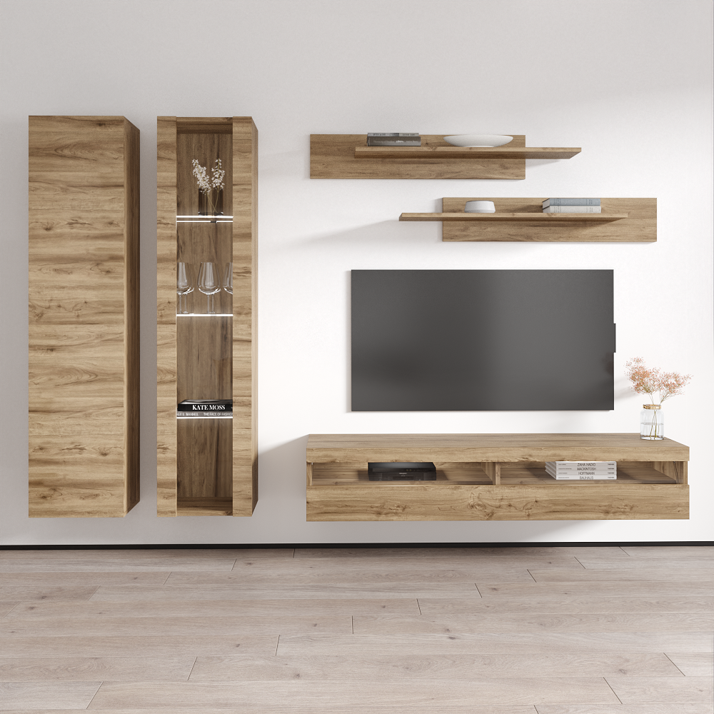 Fly A 35TV Floating Entertainment Center - Meble Furniture