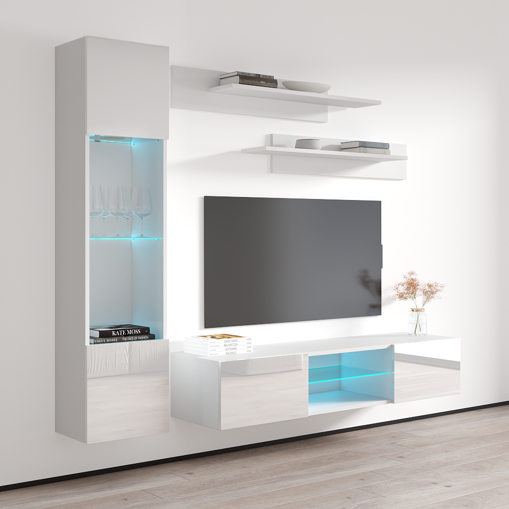 Fly G 33TV Floating Entertainment Center - Meble Furniture