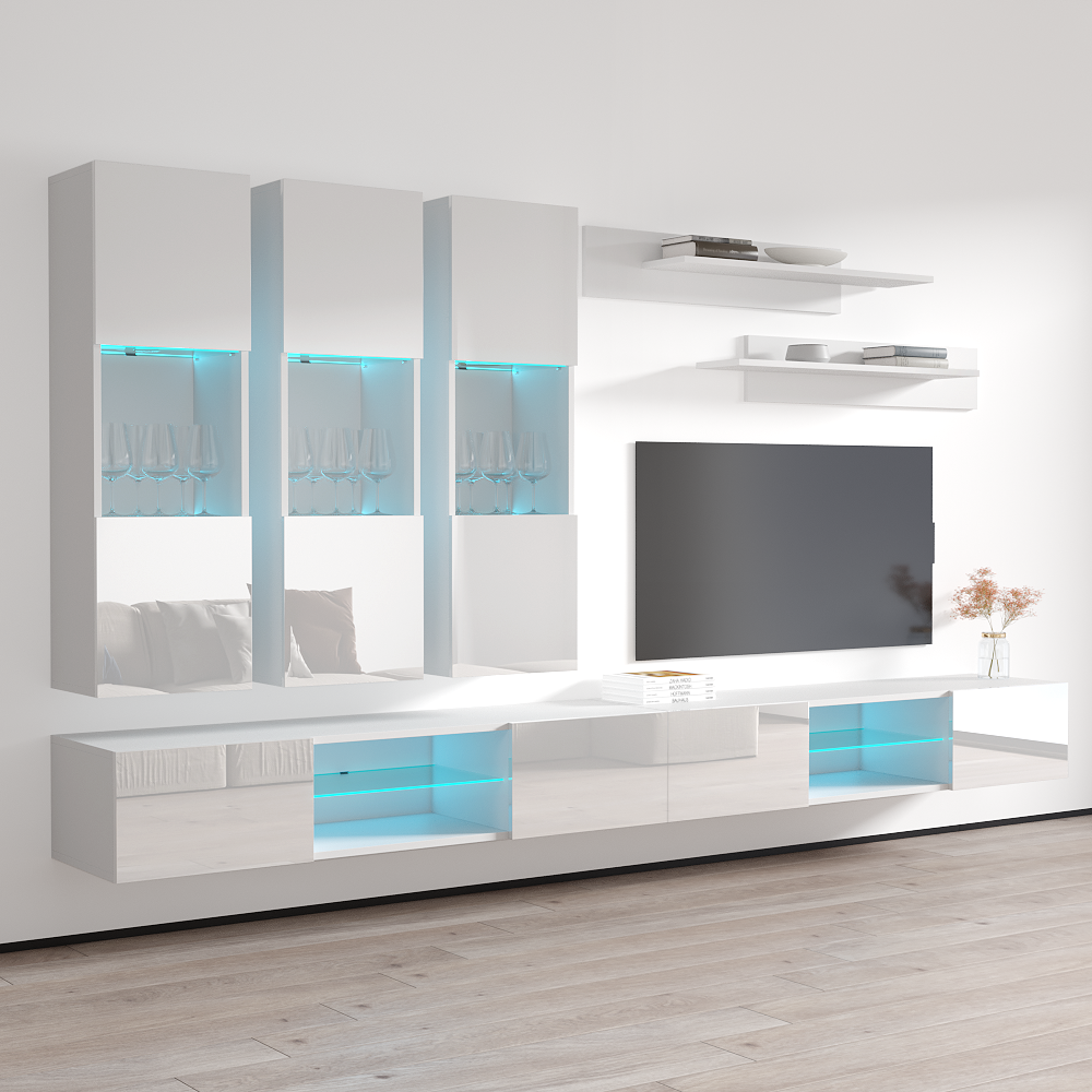 Fly E 33TV Floating Entertainment Center - Meble Furniture