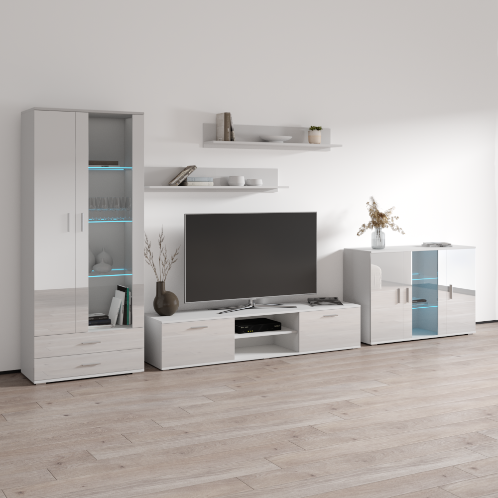 Soho 9 Entertainment Center, White, photo 3 of 5