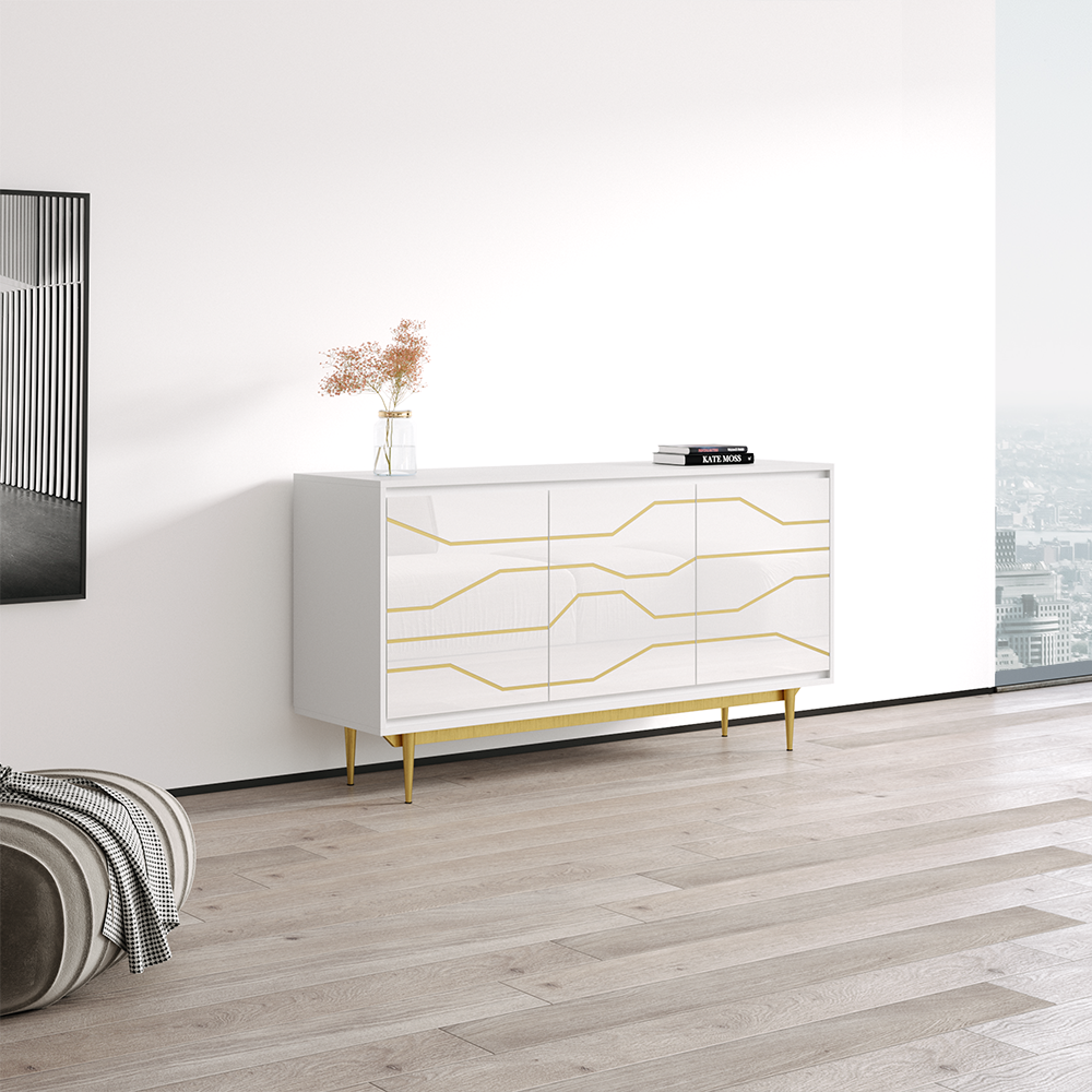 Maze Sideboard, White, photo 4 of 5